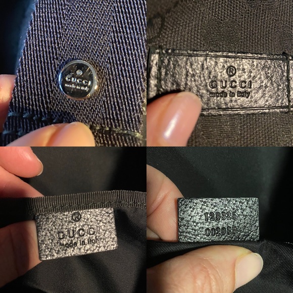 Gucci GG Black Diaper Bag